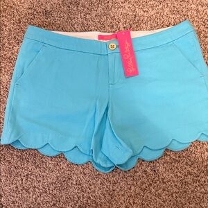 Lilly Pulitzer Women's  Scalloped Shorts Brand New